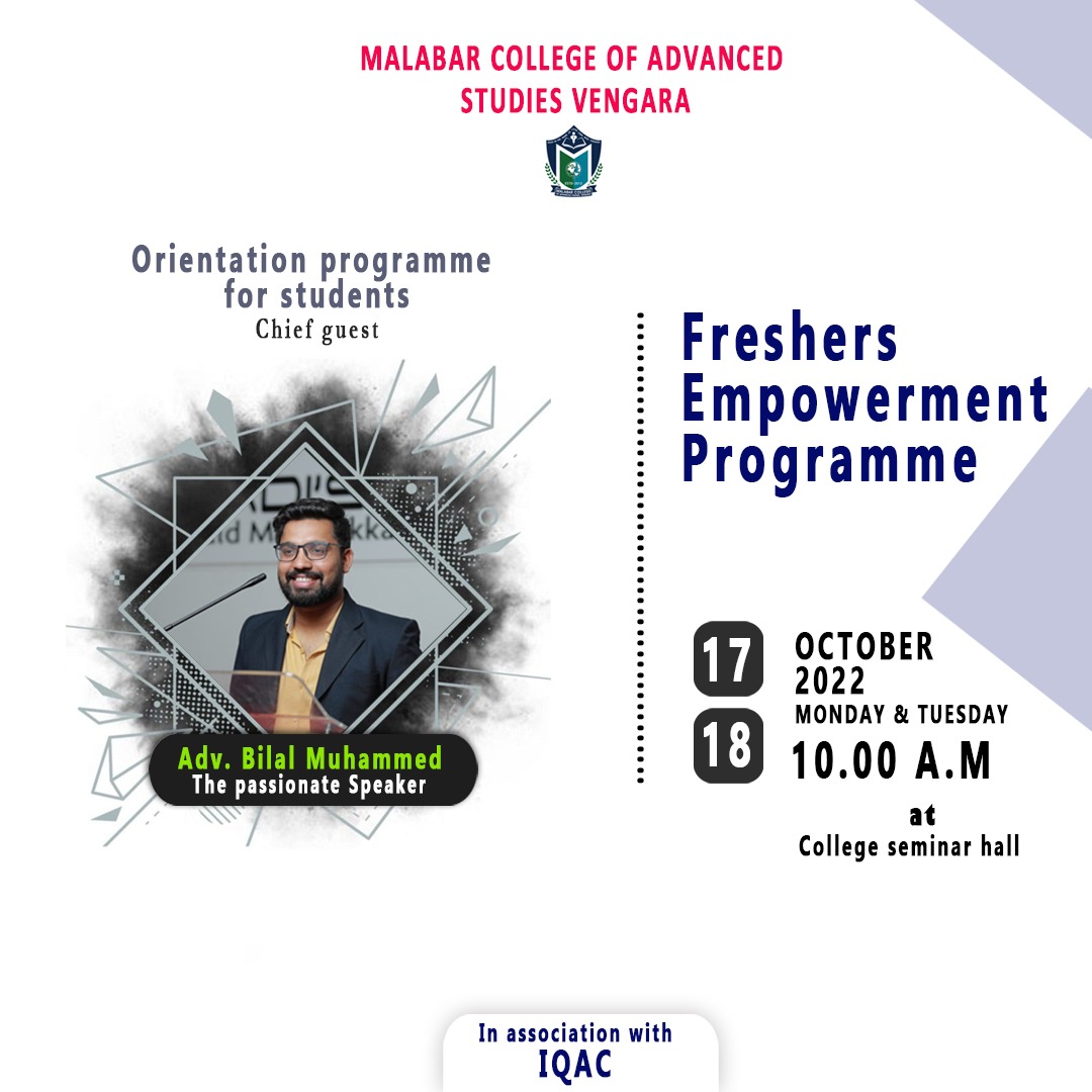 Malabar College of Advanced Studies.